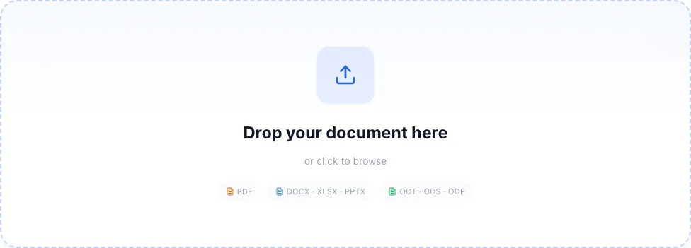 How to Remove Metadata from PDF Files, Upload the PDF file